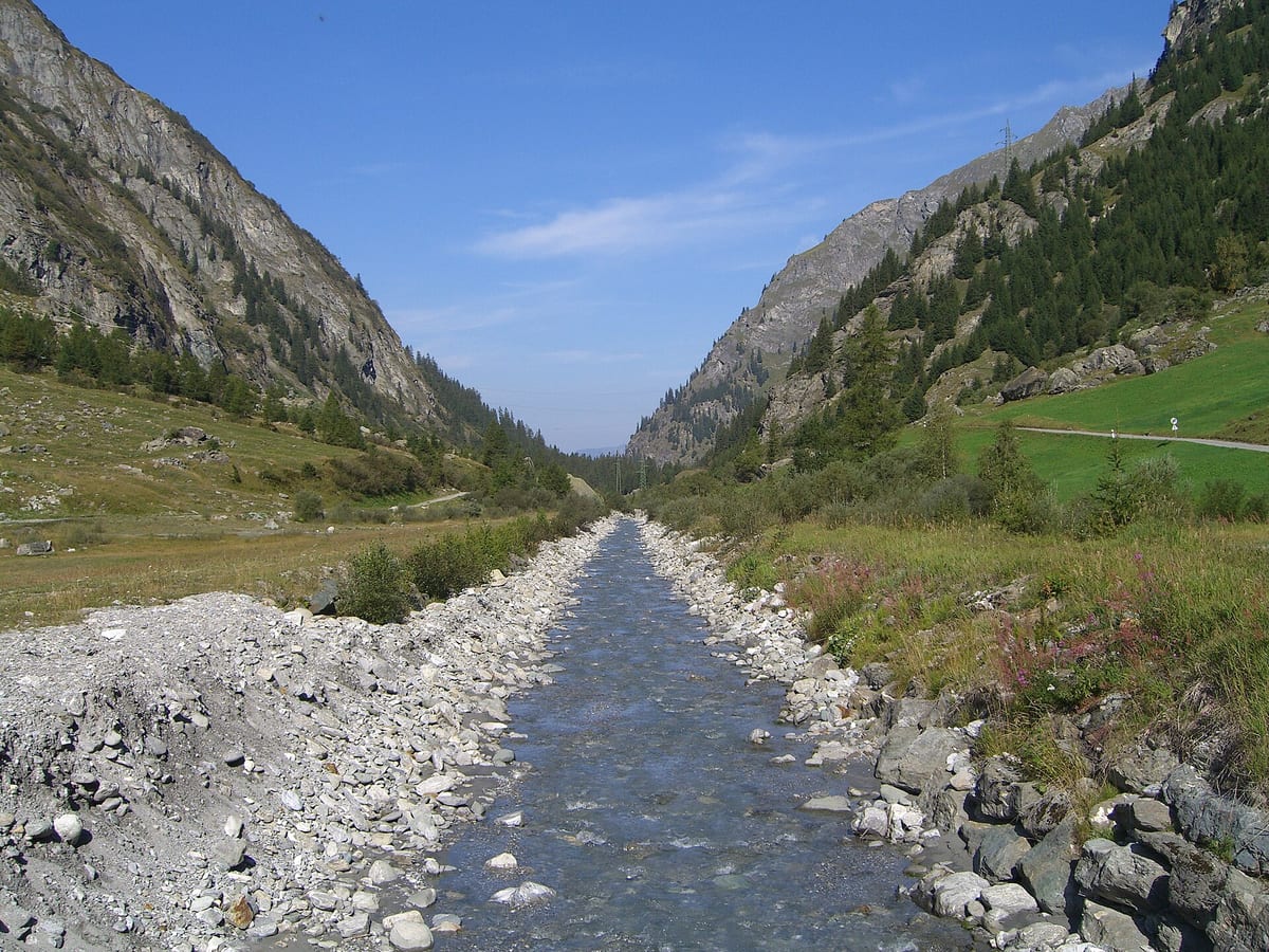 Drance de Bagnes — Fluss