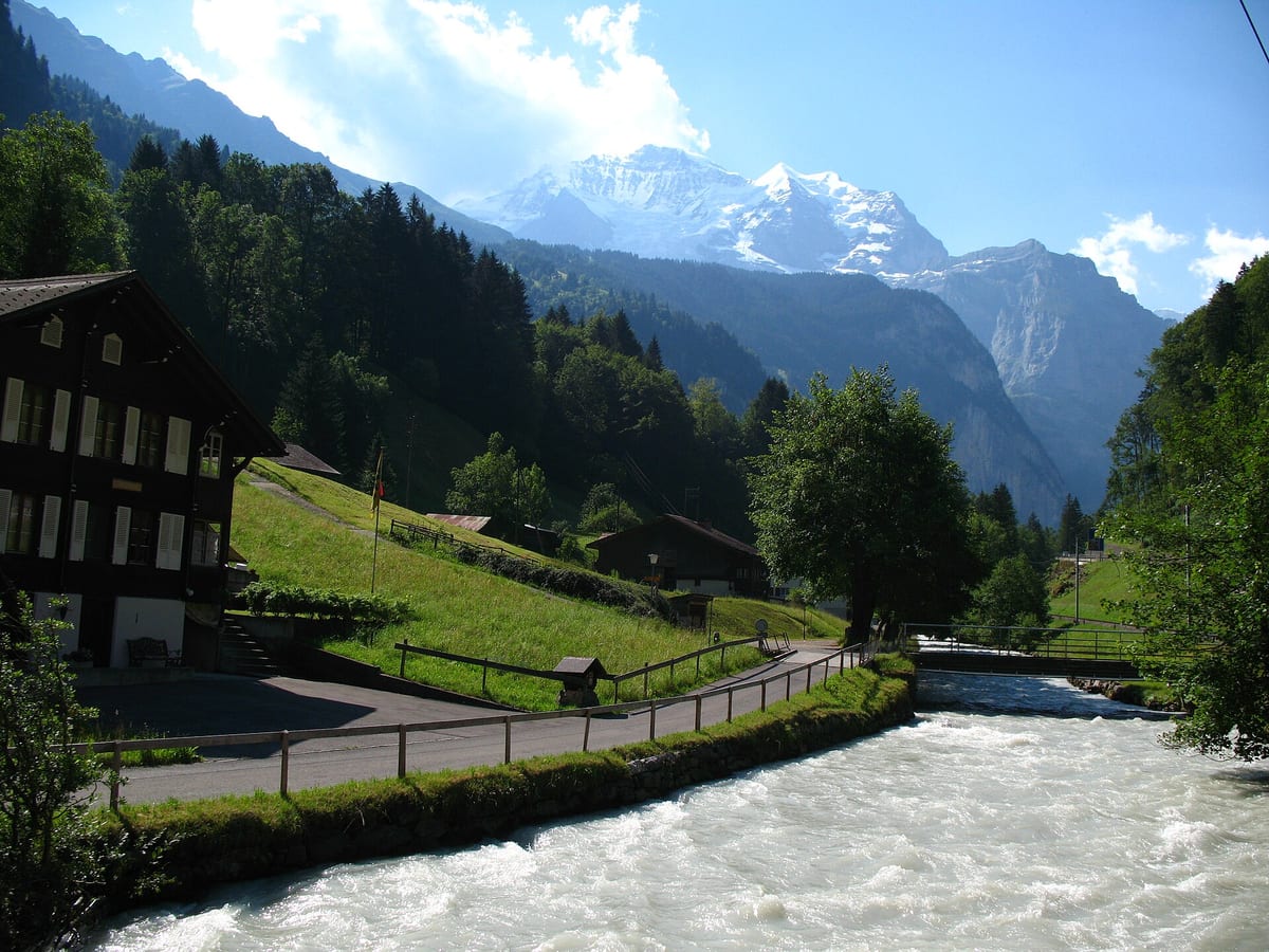 Weisse Lütschine — Fluss